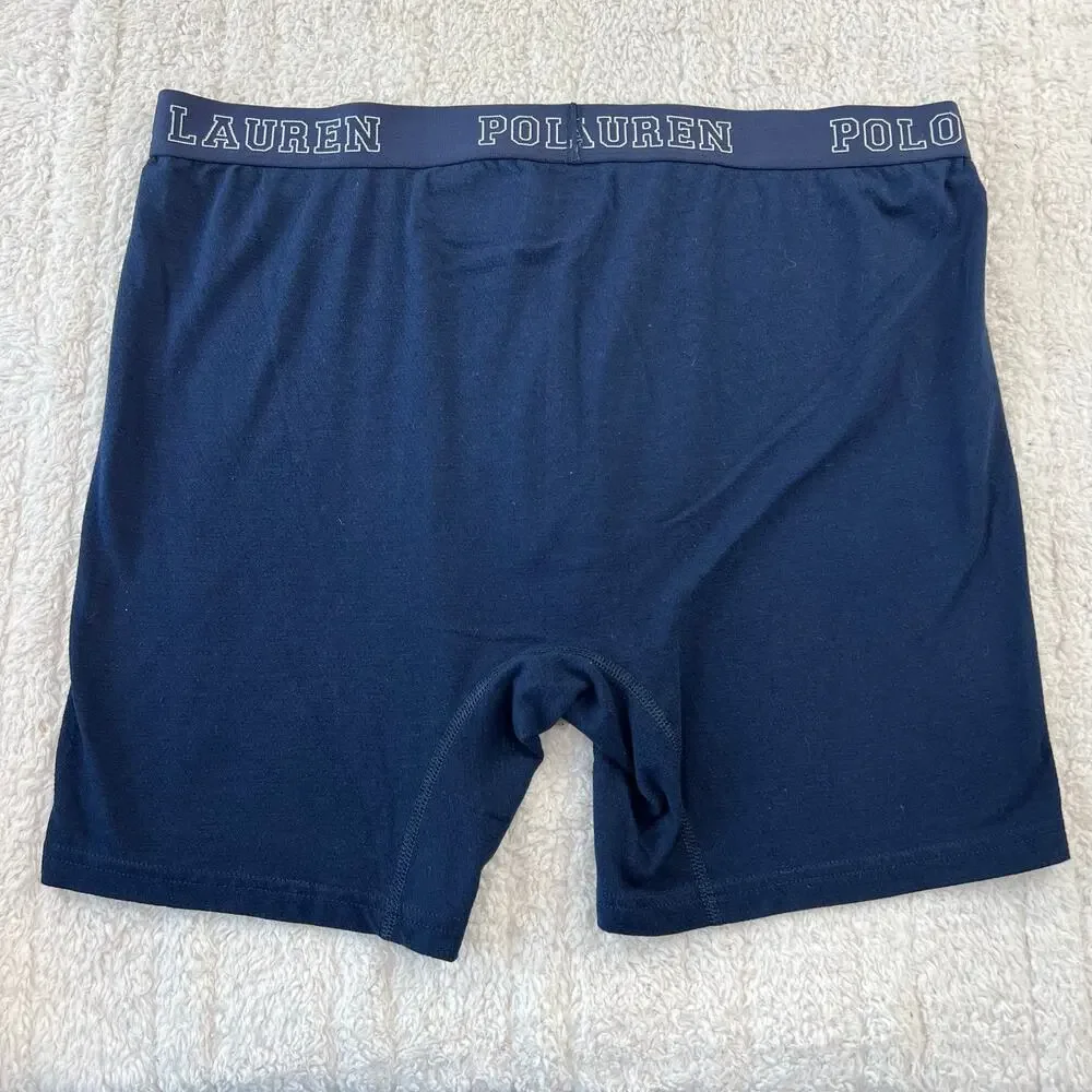 Polo Ralph Lauren Navy Blue Boxer Briefs Men's size XL Breathable mesh
